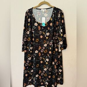 NWT Nine Britton skylee brushed knit dress 1x